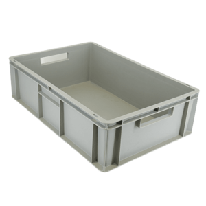 SC64180 plastic stacking euro container box in grey