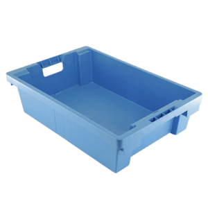 SN27 shallow plastic container box in blue