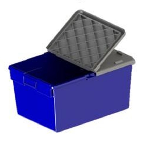 Nesting Tote and Folding Lid 48L