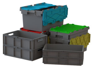 Collection of Tote Boxes of different types