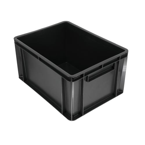 Black Euro Container SC43220, dimensions 600 x 300 x 220